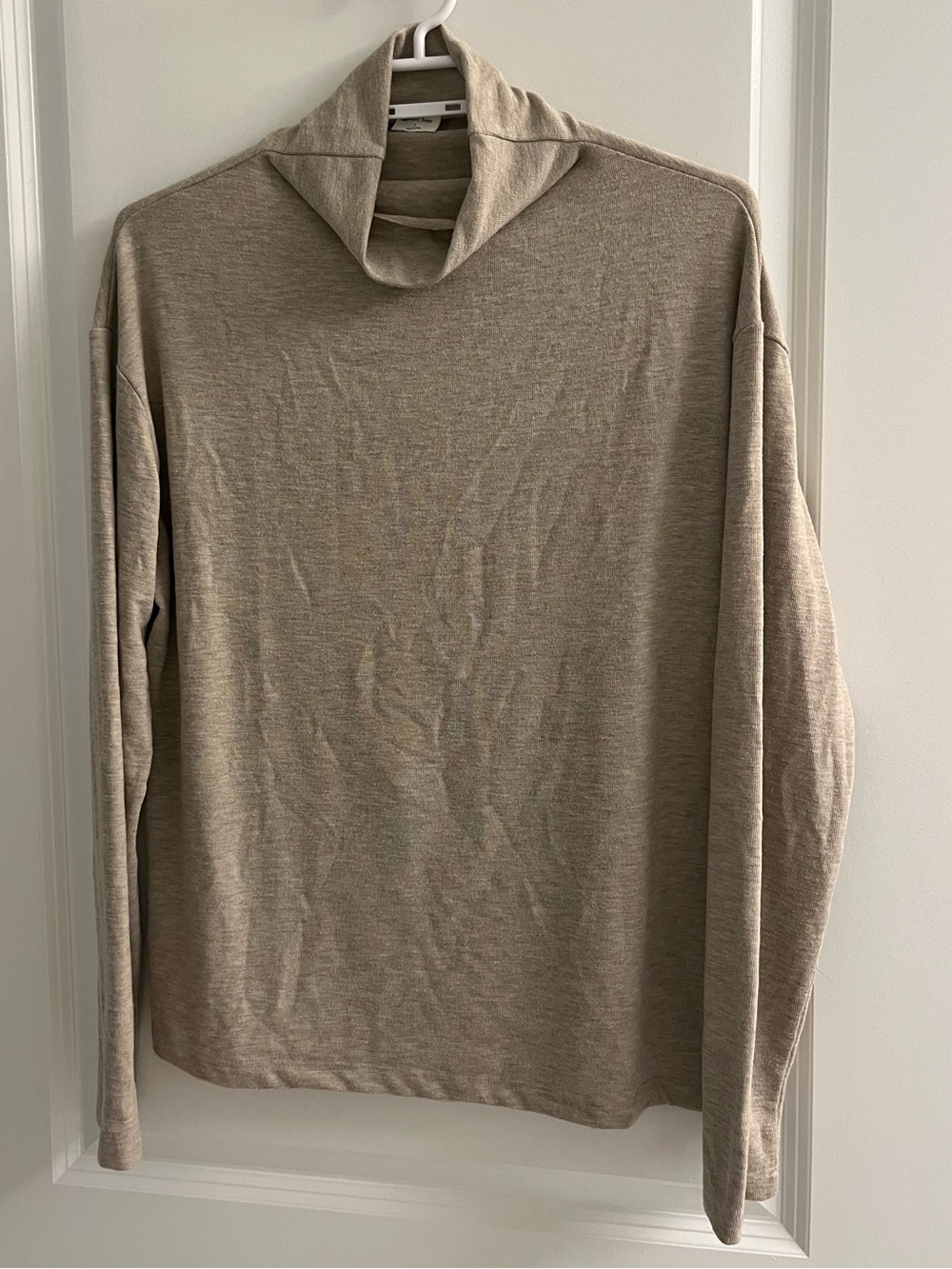 Aritzia Wilfred Free Lounge Mockneck – Taupe – Size S